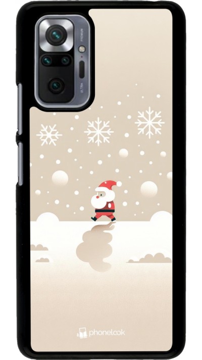 Xiaomi Redmi Note 10 Pro Case Hülle - Weihnachten 2023 Minimalistischer Weihnachtsmann