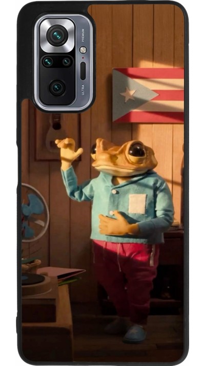 Coque Xiaomi Redmi Note 10 Pro Max - Silicone rigide noir Dancing frog DTMF