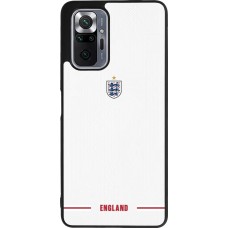 Xiaomi Redmi Note 10 Pro Max Case Hülle - Silikon schwarz England 2026 personalisierbares Fussballtrikot