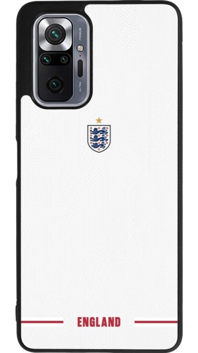 Xiaomi Redmi Note 10 Pro Max Case Hülle - Silikon schwarz England 2026 personalisierbares Fussballtrikot