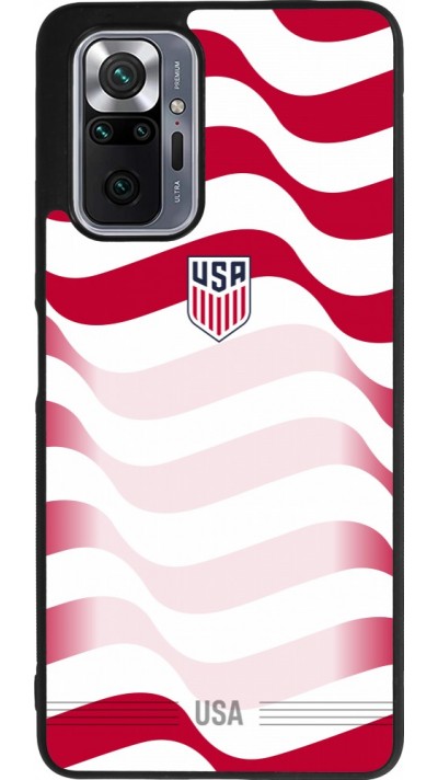 Xiaomi Redmi Note 10 Pro Max Case Hülle - Silikon schwarz Vereinigten Staaten 2026 personalisierbares Fussballtrikot