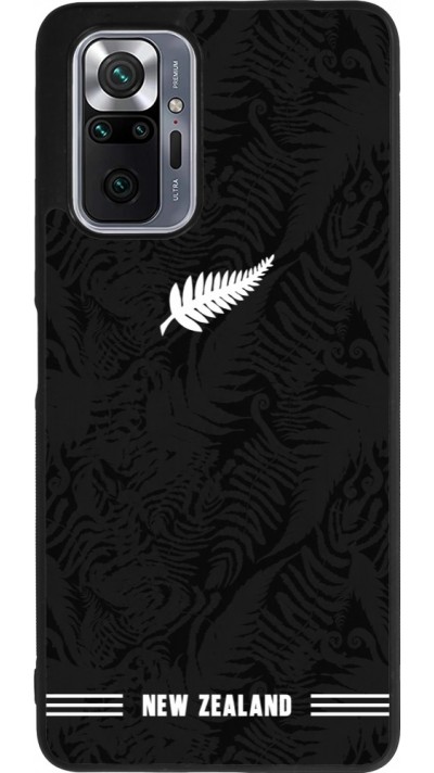 Xiaomi Redmi Note 10 Pro Max Case Hülle - Silikon schwarz Neuseeland 2026 personalisierbares Fussballtrikot