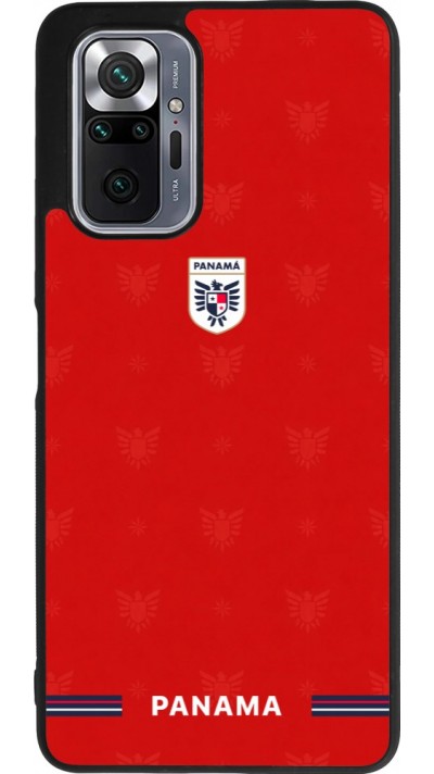 Xiaomi Redmi Note 10 Pro Max Case Hülle - Silikon schwarz Panama 2026 personalisierbares Fussballtrikot