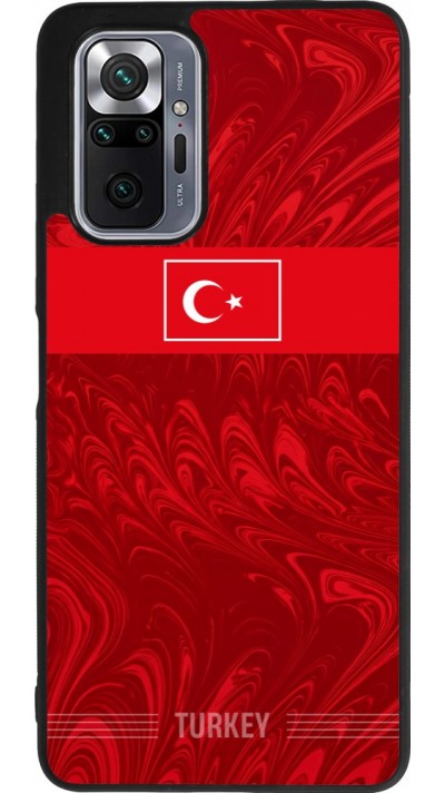 Xiaomi Redmi Note 10 Pro Max Case Hülle - Silikon schwarz Türkei 2026 personalisierbares Fussballtrikot