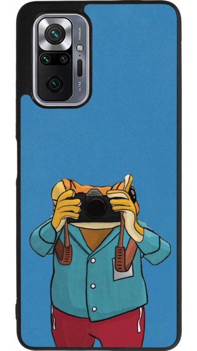 Coque Xiaomi Redmi Note 10 Pro Max - Silicone rigide noir Frog with camera DTMF