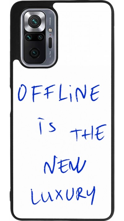 Coque Xiaomi Redmi Note 10 Pro Max - Silicone rigide noir Offline is the new luxury