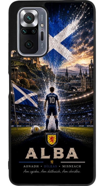 Xiaomi Redmi Note 10 Pro Max Case Hülle - Silikon schwarz Fussball Schottland splash 2026