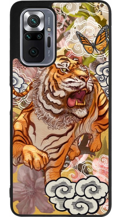 Xiaomi Redmi Note 10 Pro Max Case Hülle - Silikon schwarz Spring 23 japanese tiger