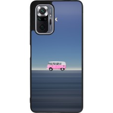 Xiaomi Redmi Note 10 Pro Max Case Hülle - Silikon schwarz Spring 23 pink bus