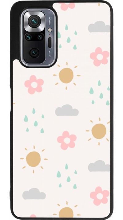 Xiaomi Redmi Note 10 Pro Max Case Hülle - Silikon schwarz Spring 23 weather