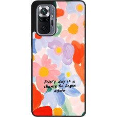 Xiaomi Redmi Note 10 Pro Max Case Hülle - Silikon schwarz Every day is a chance Spring 2026