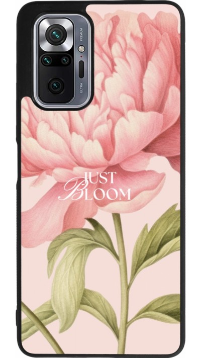 Coque Xiaomi Redmi Note 10 Pro Max - Silicone rigide noir Just Bloom Spring 2026