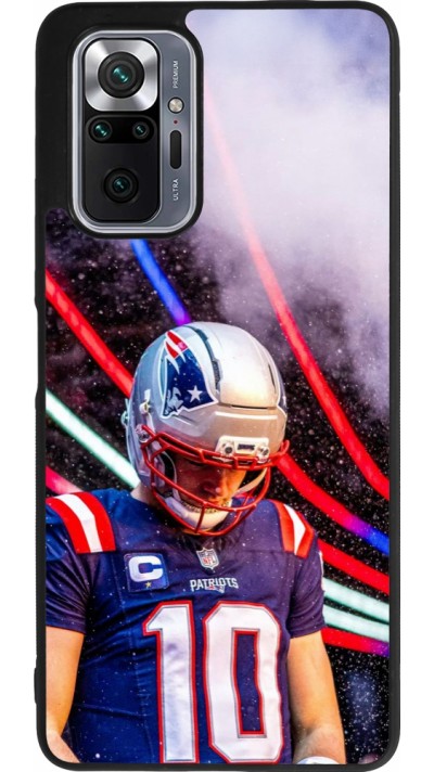 Xiaomi Redmi Note 10 Pro Max Case Hülle - Silikon schwarz Super Bowl 26 Patriots 3