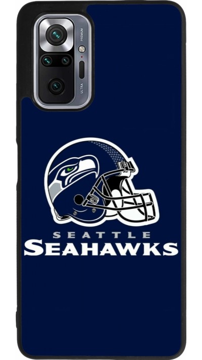 Xiaomi Redmi Note 10 Pro Max Case Hülle - Silikon schwarz Super Bowl 26 Seattle 3