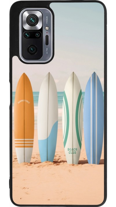 Xiaomi Redmi Note 10 Pro Max Case Hülle - Silikon schwarz Summer surfboard 2025