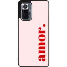 Xiaomi Redmi Note 10 Pro Max Case Hülle - Silikon schwarz Valentine 2024 amor
