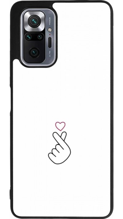 Xiaomi Redmi Note 10 Pro Max Case Hülle - Silikon schwarz Valentine 2024 heat by Millennials