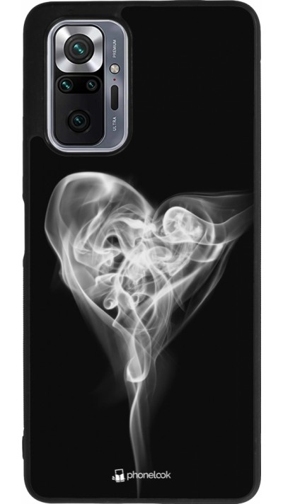 Xiaomi Redmi Note 10 Pro Max Case Hülle - Silikon schwarz Valentine 2022 Black Smoke