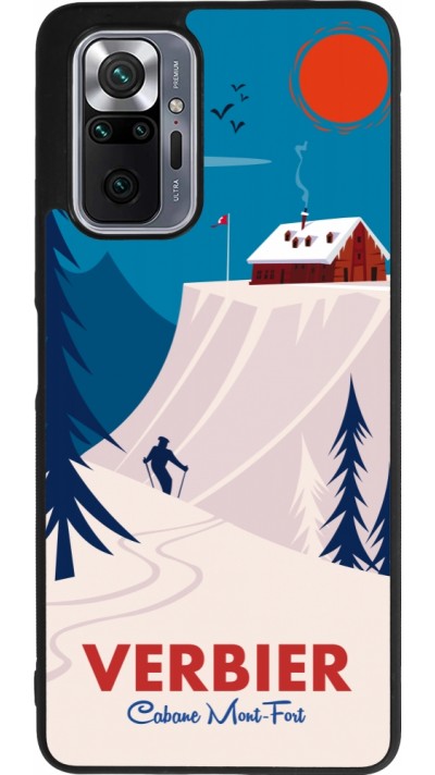 Xiaomi Redmi Note 10 Pro Max Case Hülle - Silikon schwarz Verbier Cabane Mont-Fort