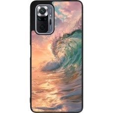 Xiaomi Redmi Note 10 Pro Max Case Hülle - Silikon schwarz Wave Sunset