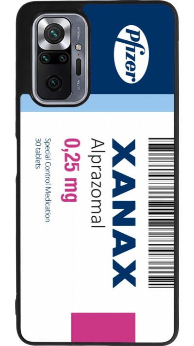 Coque Xiaomi Redmi Note 10 Pro Max - Silicone rigide noir Xanax Alprazolam 2025