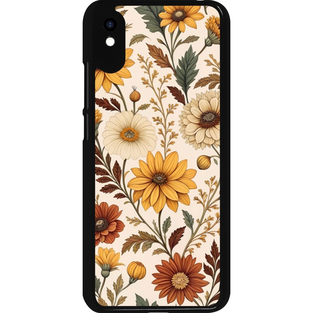 Xiaomi Redmi 9A Case Hülle - Autumn 25 Flower pattern