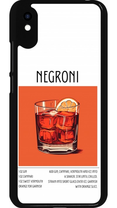 Coque Xiaomi Redmi 9A - Cocktail recette Negroni