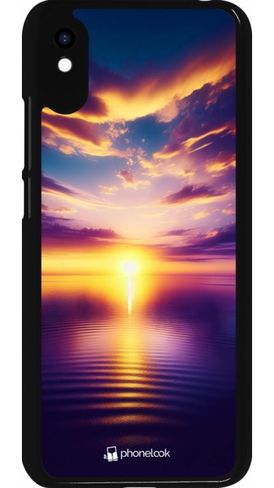 Coque Xiaomi Redmi 9A - Coucher soleil jaune violet