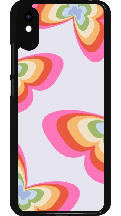 Coque Xiaomi Redmi 9A - Easter 2024 rainbow butterflies