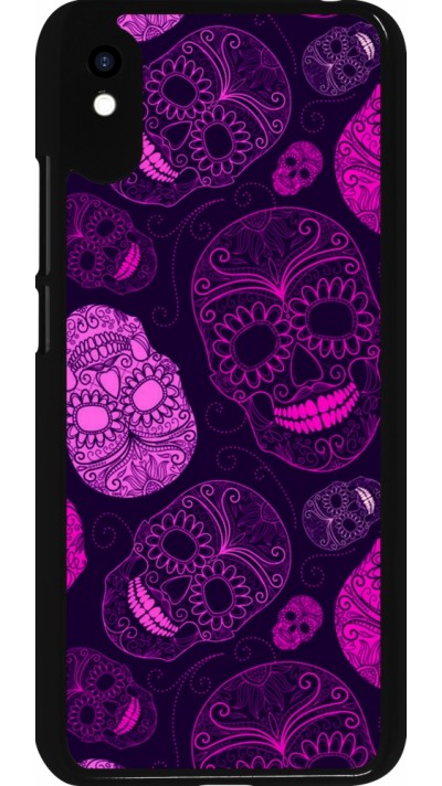 Coque Xiaomi Redmi 9A - Halloween 2023 pink skulls