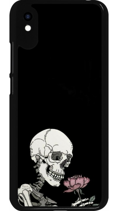 Coque Xiaomi Redmi 9A - Halloween 2023 rose and skeleton