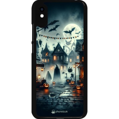 Xiaomi Redmi 9A Case Hülle - Halloween Spukstadt