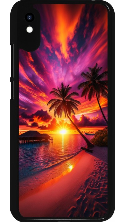 Xiaomi Redmi 9A Case Hülle - Malediven Abenddämmerung Glückseligkeit