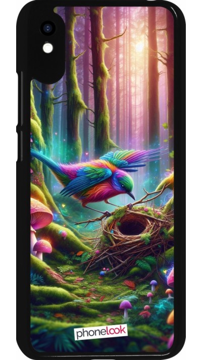 Xiaomi Redmi 9A Case Hülle - Vogel Nest Wald