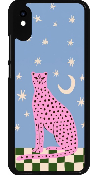 Xiaomi Redmi 9A Case Hülle - Pink leopard with stars 2026