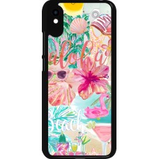 Xiaomi Redmi 9A Case Hülle - Preppy Collage Aloha