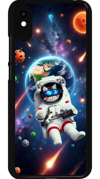 Xiaomi Redmi 9A Case Hülle - VR SpaceCat Odyssee