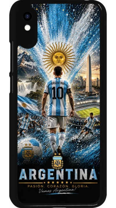 Xiaomi Redmi 9A Case Hülle - Fussball Argentinien splash 2026