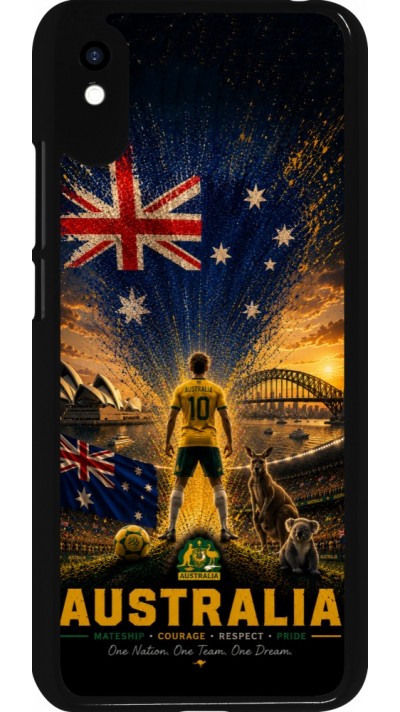 Xiaomi Redmi 9A Case Hülle - Fussball Australien splash 2026