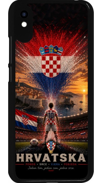 Xiaomi Redmi 9A Case Hülle - Fussball Kroatien splash 2026