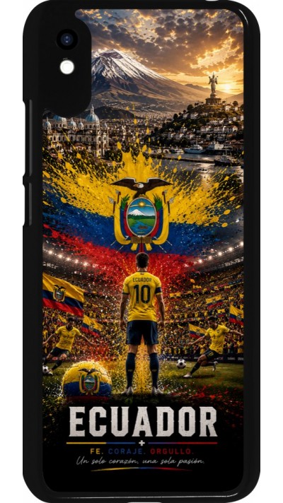 Xiaomi Redmi 9A Case Hülle - Fussball Ecuador splash 2026