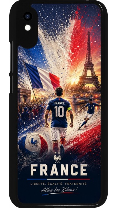 Xiaomi Redmi 9A Case Hülle - Fussball Frankreich splash 2026