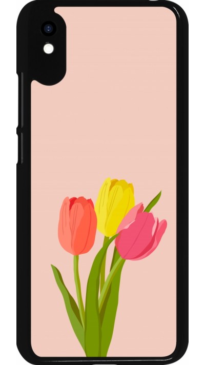 Xiaomi Redmi 9A Case Hülle - Spring 23 tulip trio