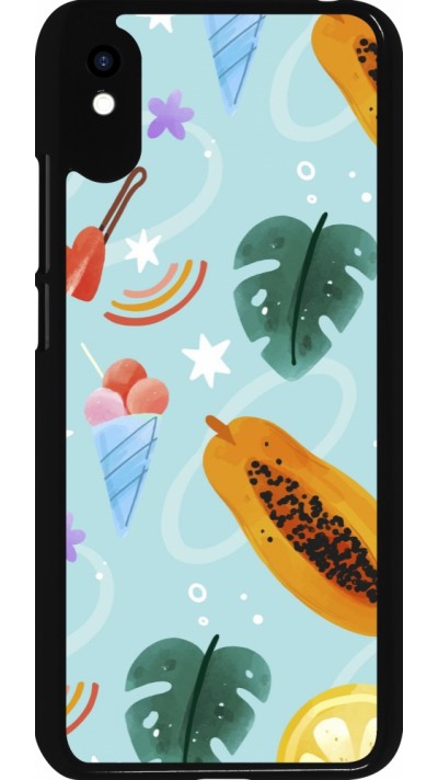 Xiaomi Redmi 9A Case Hülle - Summer 2025 Pattern papaya