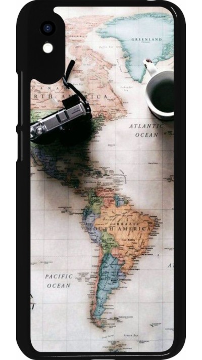 Xiaomi Redmi 9A Case Hülle - Travel 01
