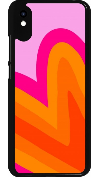 Xiaomi Redmi 9A Case Hülle - Valentine 2024 heart gradient