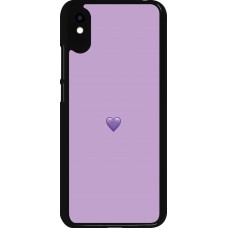 Xiaomi Redmi 9A Case Hülle - Valentine 2023 purpule single heart