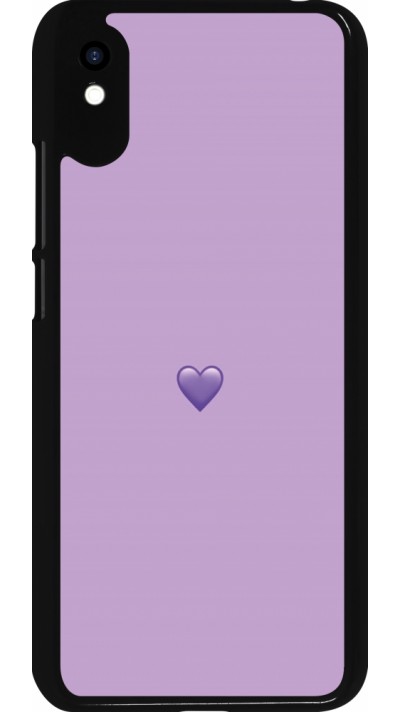 Xiaomi Redmi 9A Case Hülle - Valentine 2023 purpule single heart