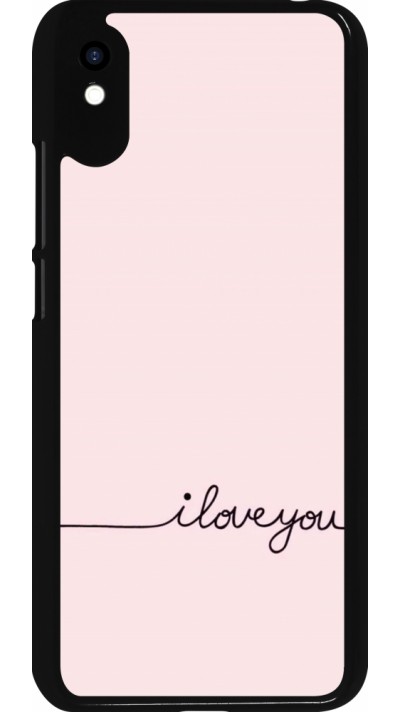 Xiaomi Redmi 9A Case Hülle - Valentine 2023 i love you writing