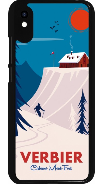 Xiaomi Redmi 9A Case Hülle - Verbier Cabane Mont-Fort